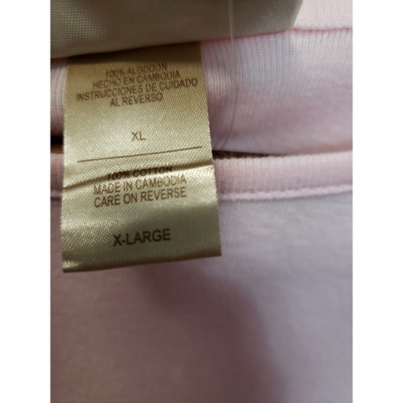 M & C Sportswear Women’s 3/4 Sleeve Pink Heart Top Blouse XL Pullover new - Picture 3 of 6